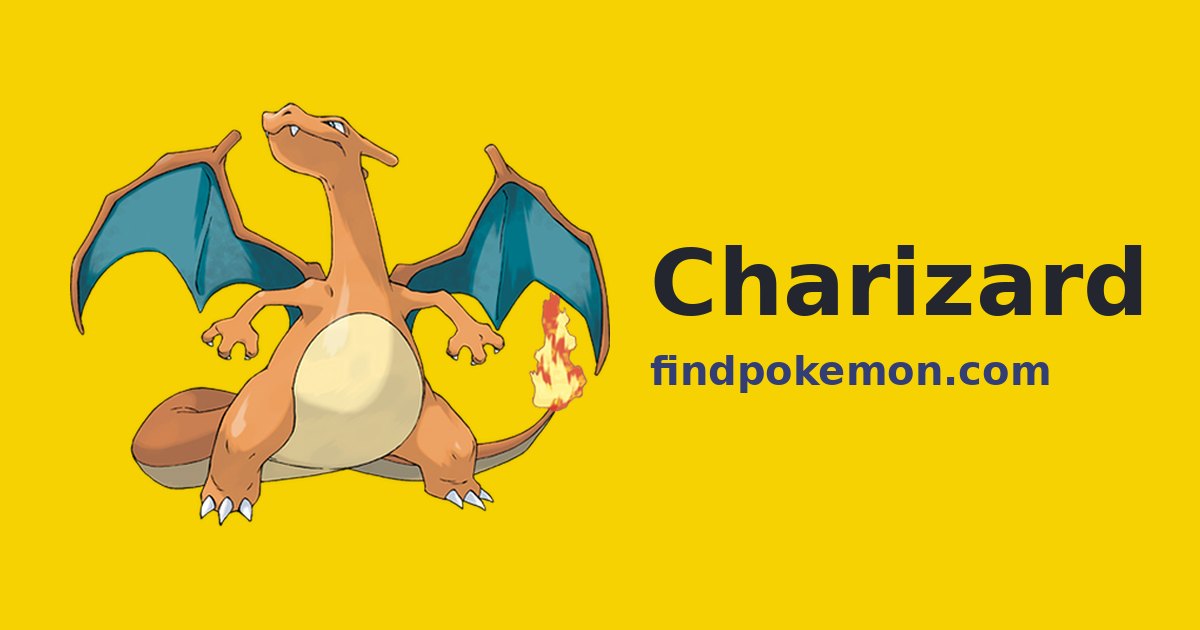 Cyclizard Evolution Charizard — Trova il tuo Pokémon